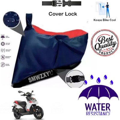 smwzxyu Waterproof Two Wheeler Cover for Aprilia(SR 150, Red, Blue)