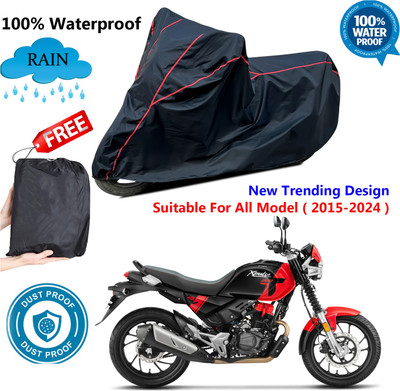 OliverX Waterproof Two Wheeler Cover for Hero(Xpulse 200T, Black, Red)