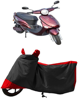 GROFATIK Two Wheeler Cover for Avon(E Star, Red, Black)