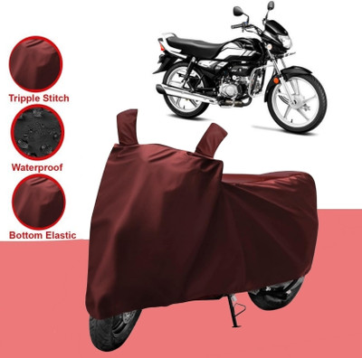 HWSXQAE Two Wheeler Cover for Hero(Maroon)