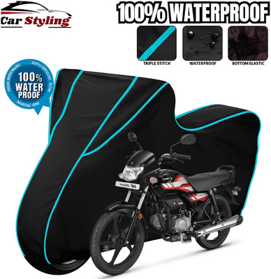Car Styling Waterproof Two Wheeler Cover for Hero(HF Deluxe, Maroon)