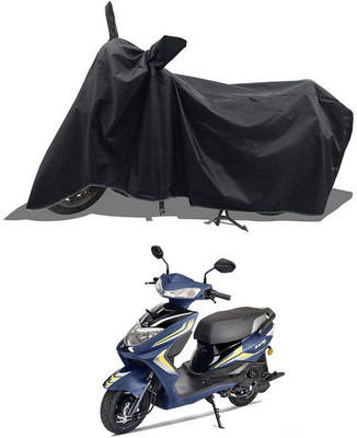 PAGORA Waterproof Two Wheeler Cover for Ampere(Zeal, Black)