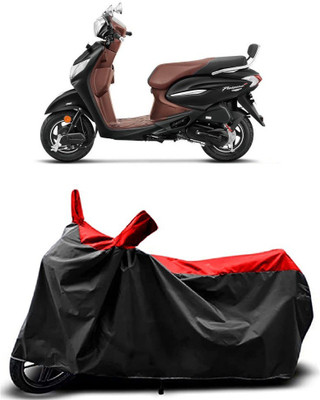 MMSSTAR Waterproof Two Wheeler Cover for Hero(Pleasure Plus, Red)