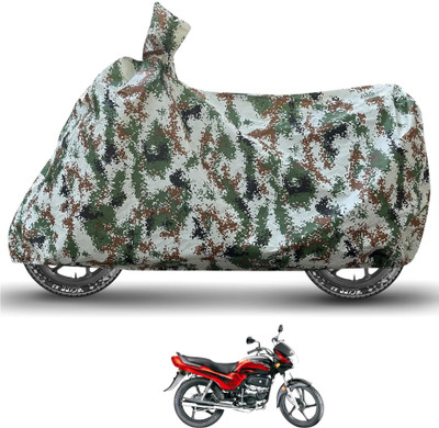Caronix Waterproof Two Wheeler Cover for Hero(Passion Plus, Green)