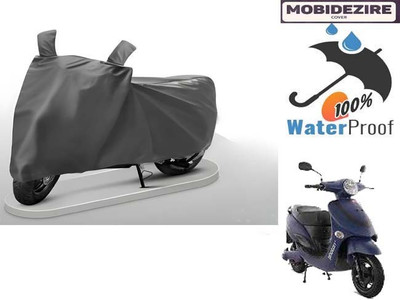 Mobidezire Waterproof Two Wheeler Cover for Hero(Electric Photon, Black)