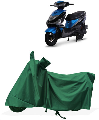 Tricway Two Wheeler Cover for Ampere(REO BS6, Green)