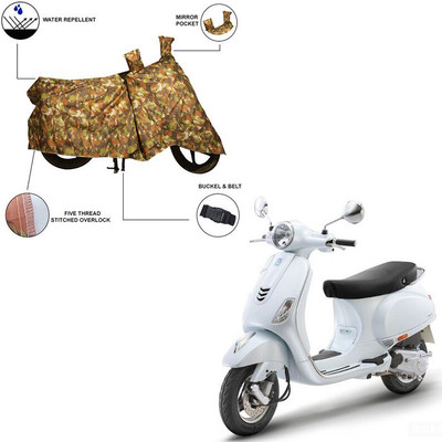 Furnish Flow Two Wheeler Cover for Vespa(Vespa LX 125, Multicolor)