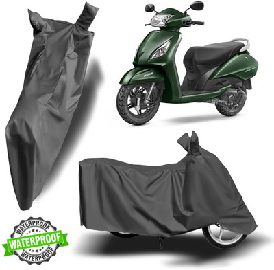 NG Auto Front Waterproof Two Wheeler Cover for TVS(Jupiter 125, Grey)