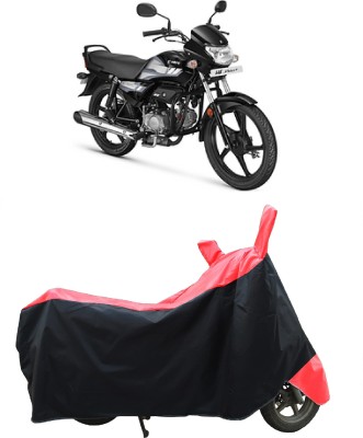 Coxtor Two Wheeler Cover for Hero(HF Deluxe, Red)