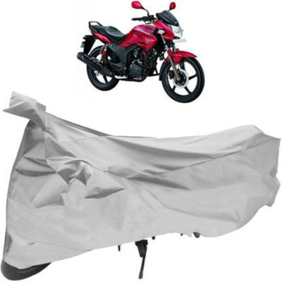HMS Two Wheeler Cover for Bajaj(XCD 125cc, Silver)