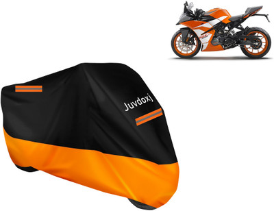 Juvdoxj Waterproof Two Wheeler Cover for KTM(RC125, Orange)