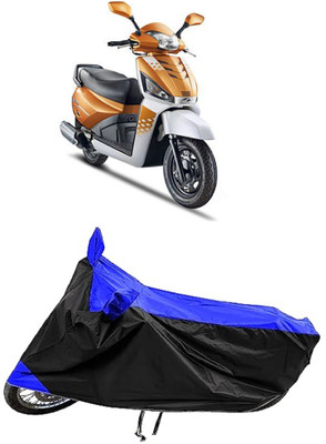 Mdstar Waterproof Two Wheeler Cover for Mahindra(Gusto 125 BS6, Blue)