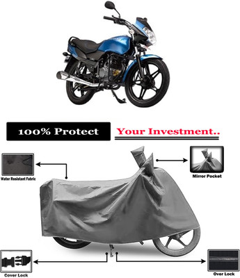 Amexride Two Wheeler Cover for LML(Freedom, Grey)