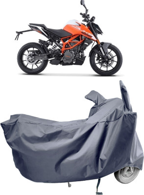Amexride Two Wheeler Cover for KTM(125 Duke BS6, Grey)