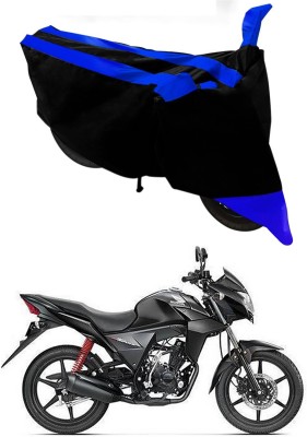 Furious3D Two Wheeler Cover for Honda(CB Twister, Blue, Black)