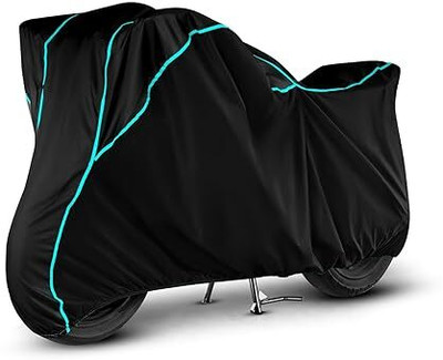 COTSHER Waterproof Two Wheeler Cover for TVS(Raider, Black, Blue)