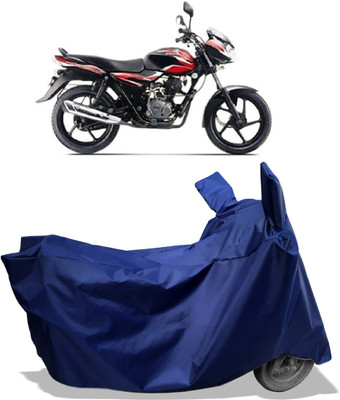 Amexride Two Wheeler Cover for Bajaj(Discover 100 DTS-i, Blue)