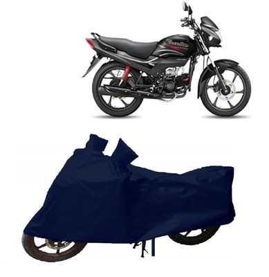 DeepShakshi AUTOMOTIVE Waterproof Two Wheeler Cover for Hero(Pleasure Plus, Blue)