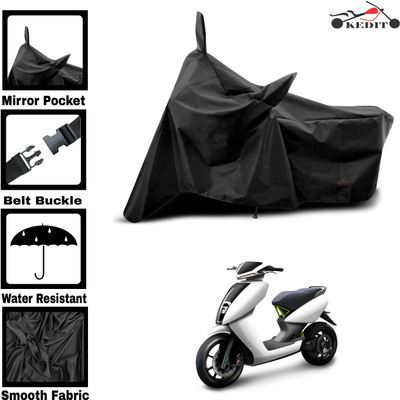 KEDIT Two Wheeler Cover for Ather(450 X, Black)