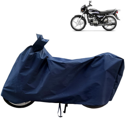 Horseyaart Waterproof Two Wheeler Cover for Hero(Splendor Plus, Blue)