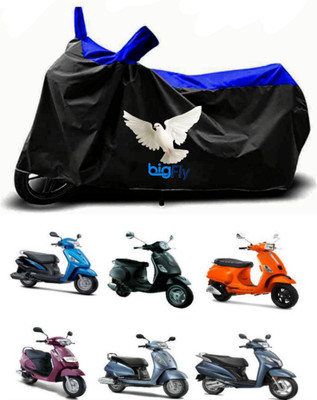 BigFly Two Wheeler Cover for Hero(Duet 125 CC BS6, Blue)