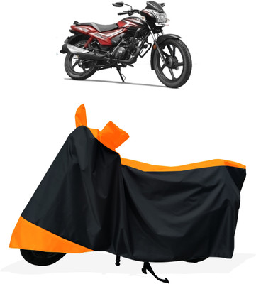 Tricway Two Wheeler Cover for TVS(Star City Plus, Orange)