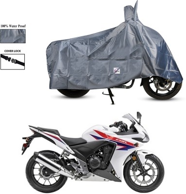 EGAL Waterproof Two Wheeler Cover for Honda(CBR500R, Grey)