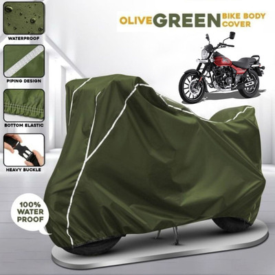 Shiv Kanha Waterproof Two Wheeler Cover for Bajaj(Avenger, Green)