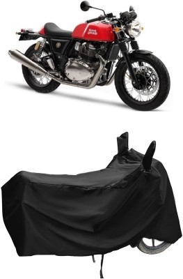 Autoprime Two Wheeler Cover for Royal Enfield(Continental GT, Black)