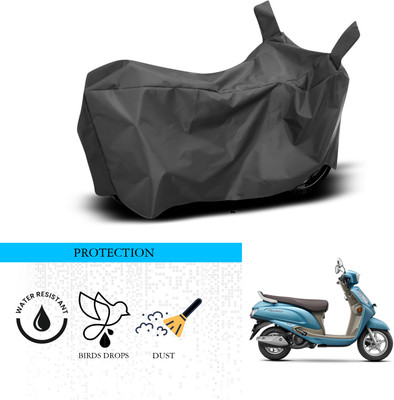 ANTHUB Waterproof Two Wheeler Cover for Suzuki(Access SE, Black)