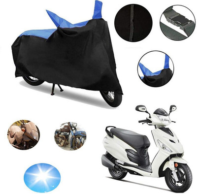 NMJ Waterproof Two Wheeler Cover for Hero(Maestro Edge, Black)
