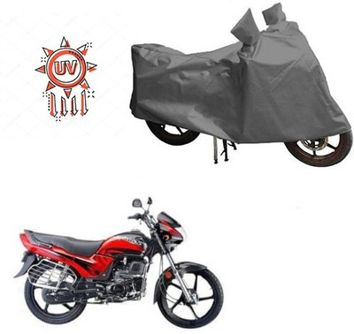 DeepShakshi AUTOMOTIVE Waterproof Two Wheeler Cover for Honda(Passion, Grey)