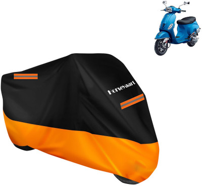 Horseyaart Waterproof Two Wheeler Cover for Vespa(Vespa SXL 150, Orange, Black)