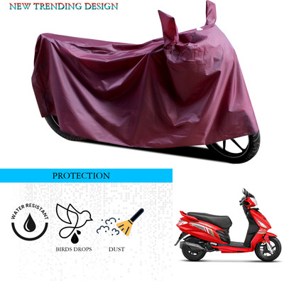 ANTHUB Waterproof Two Wheeler Cover for Hero(Maestro Edge, Maroon)
