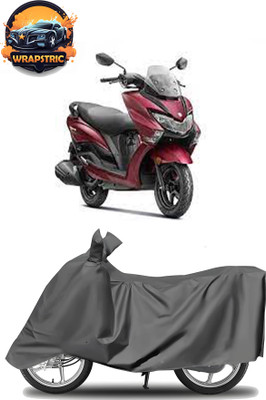 WRAPSTRIC Waterproof Two Wheeler Cover for Suzuki(Burgman Street 125, Grey)