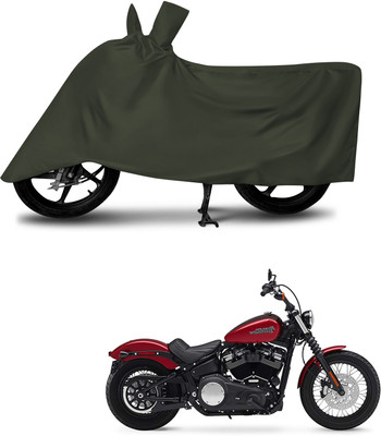 DeepShakshi AUTOMOTIVE Waterproof Two Wheeler Cover for Harley Davidson(Street Bob, Green)