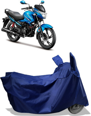 Amexride Two Wheeler Cover for Hero(Glamour i3s BS6, Blue)