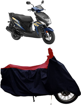 KEDIT Two Wheeler Cover for Yamaha(Ray ZR BS6, Red, Black)