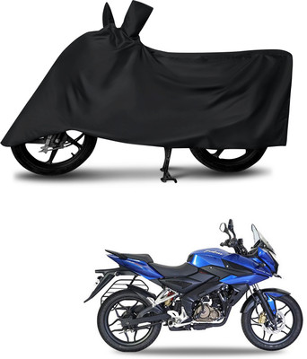 DeepShakshi AUTOMOTIVE Waterproof Two Wheeler Cover for Bajaj(Pulsar 200, Black)