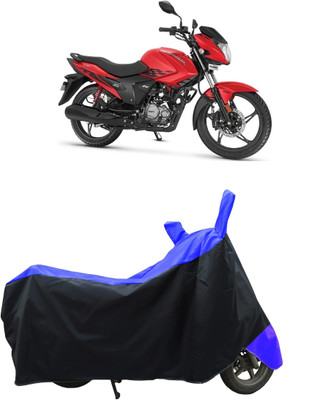 Coxtor Waterproof Two Wheeler Cover for Hero(Glamour BS6, Blue)