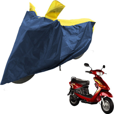 RiderShine Two Wheeler Cover for Indus(Yo Spark, Blue, Yellow)