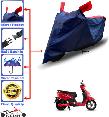 AASHTIK MART Two Wheeler Cover for Hero(Electric Optima DX, Red, Blue)