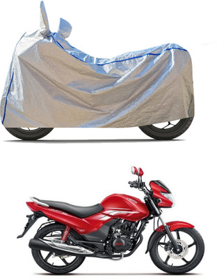 PAGORA Waterproof Two Wheeler Cover for Hero(Achiever, Silver)