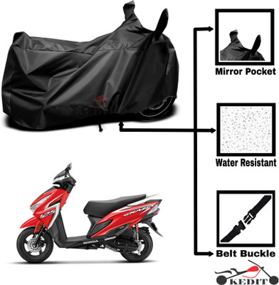 KEDIT Two Wheeler Cover for Universal For Bike(Grazia, Black)