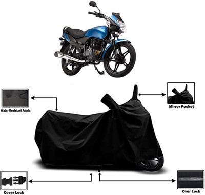 Amexride Two Wheeler Cover for LML(Freedom, Black)