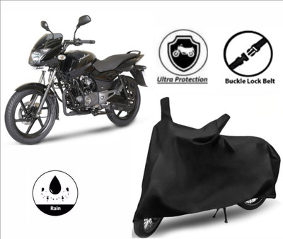RM Collections Waterproof Two Wheeler Cover for Bajaj(Pulsar 150, Black)