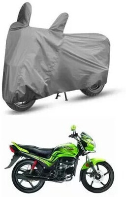 Tritika Waterproof Two Wheeler Cover for Hero(Passion Plus, Grey)