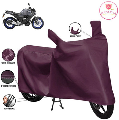 MADAFIYA Waterproof Two Wheeler Cover for Yamaha(FZ-S, Maroon)