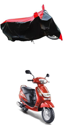 VESMEI Two Wheeler Cover for Mahindra(Duro DZ, Red)