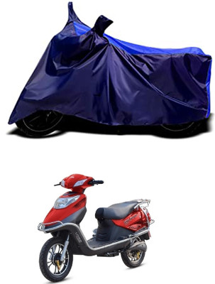 VESMEI Two Wheeler Cover for Hero(Electric Flash BS6, Blue)
